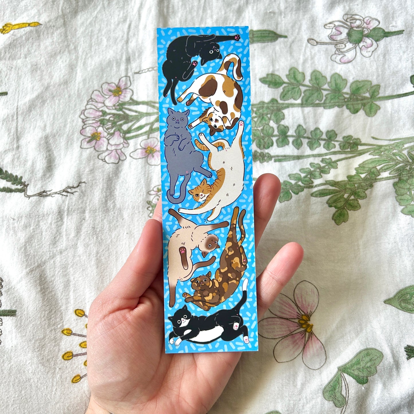 Cat Soft-Touch Bookmark