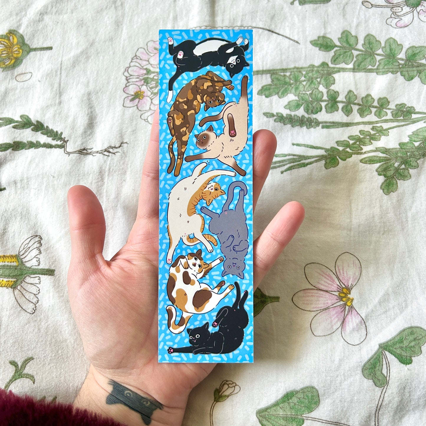 Cat Soft-Touch Bookmark