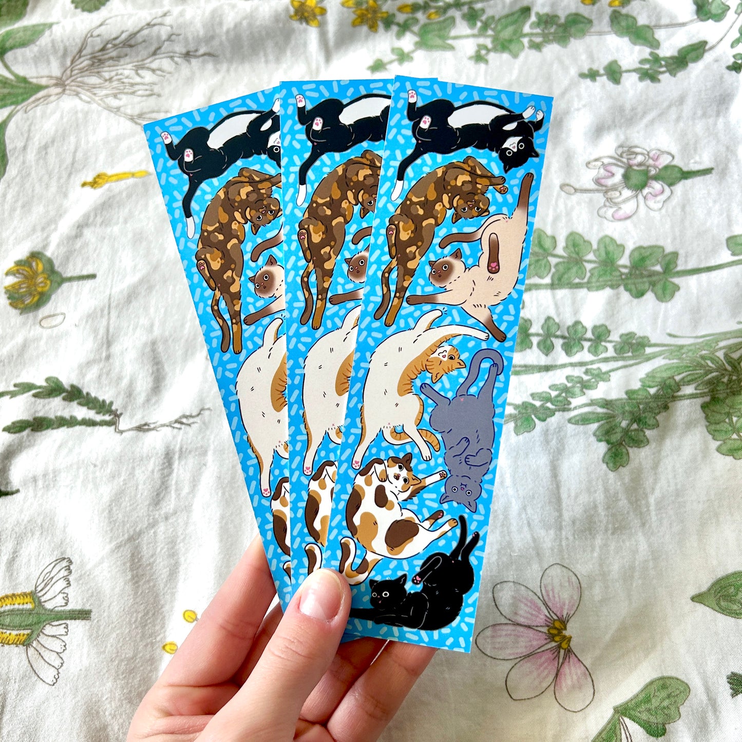 Cat Soft-Touch Bookmark