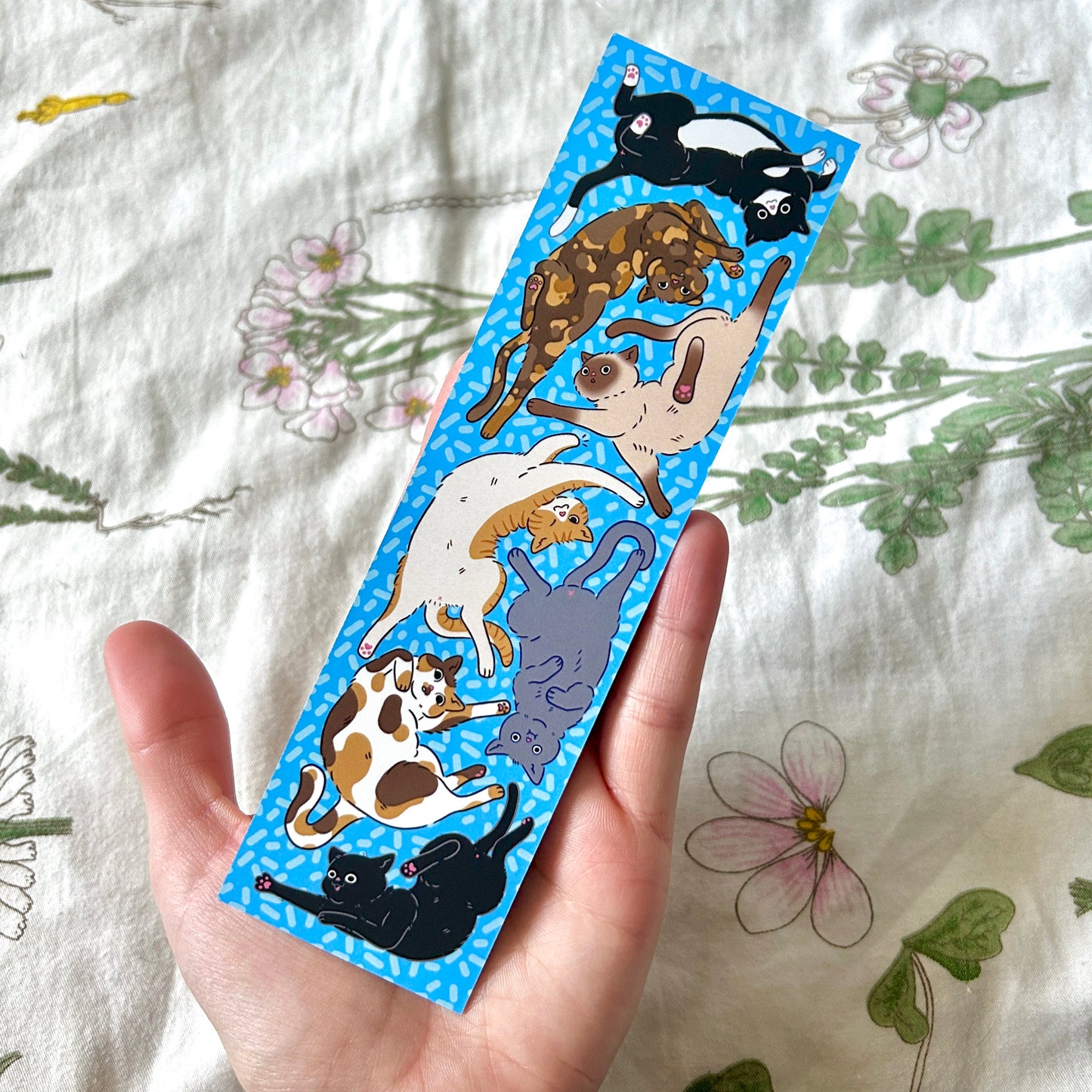 Cat Soft-Touch Bookmark