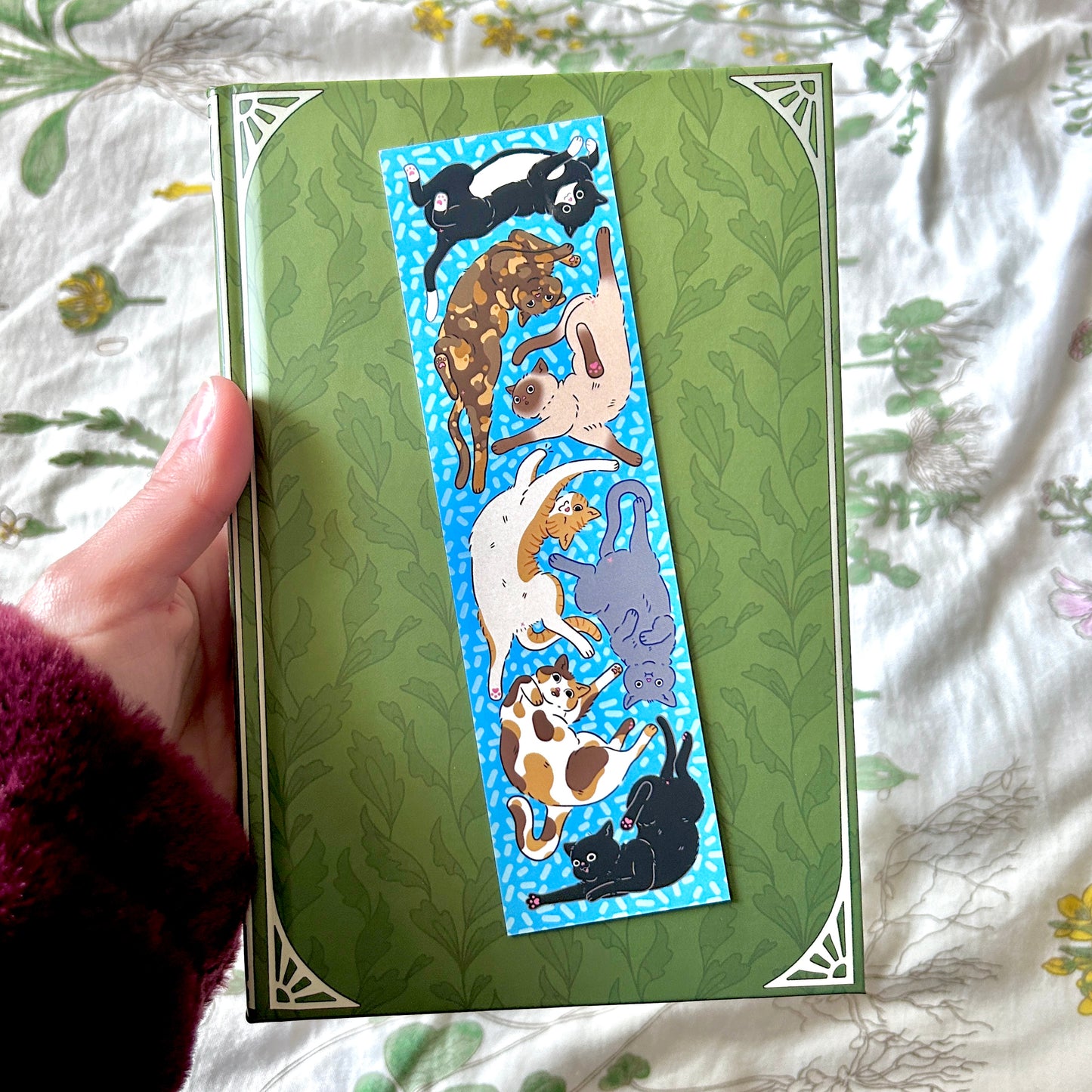 Cat Soft-Touch Bookmark