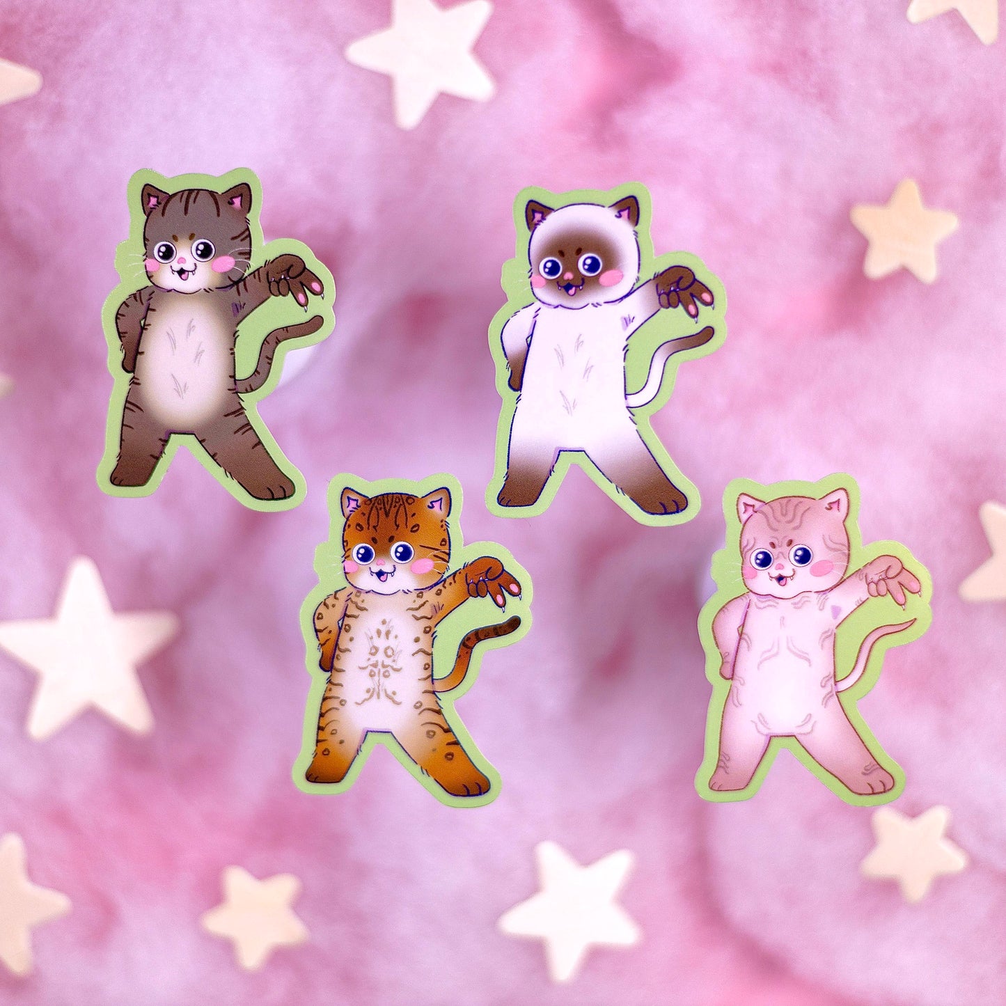 Gyaru Cat Stickers