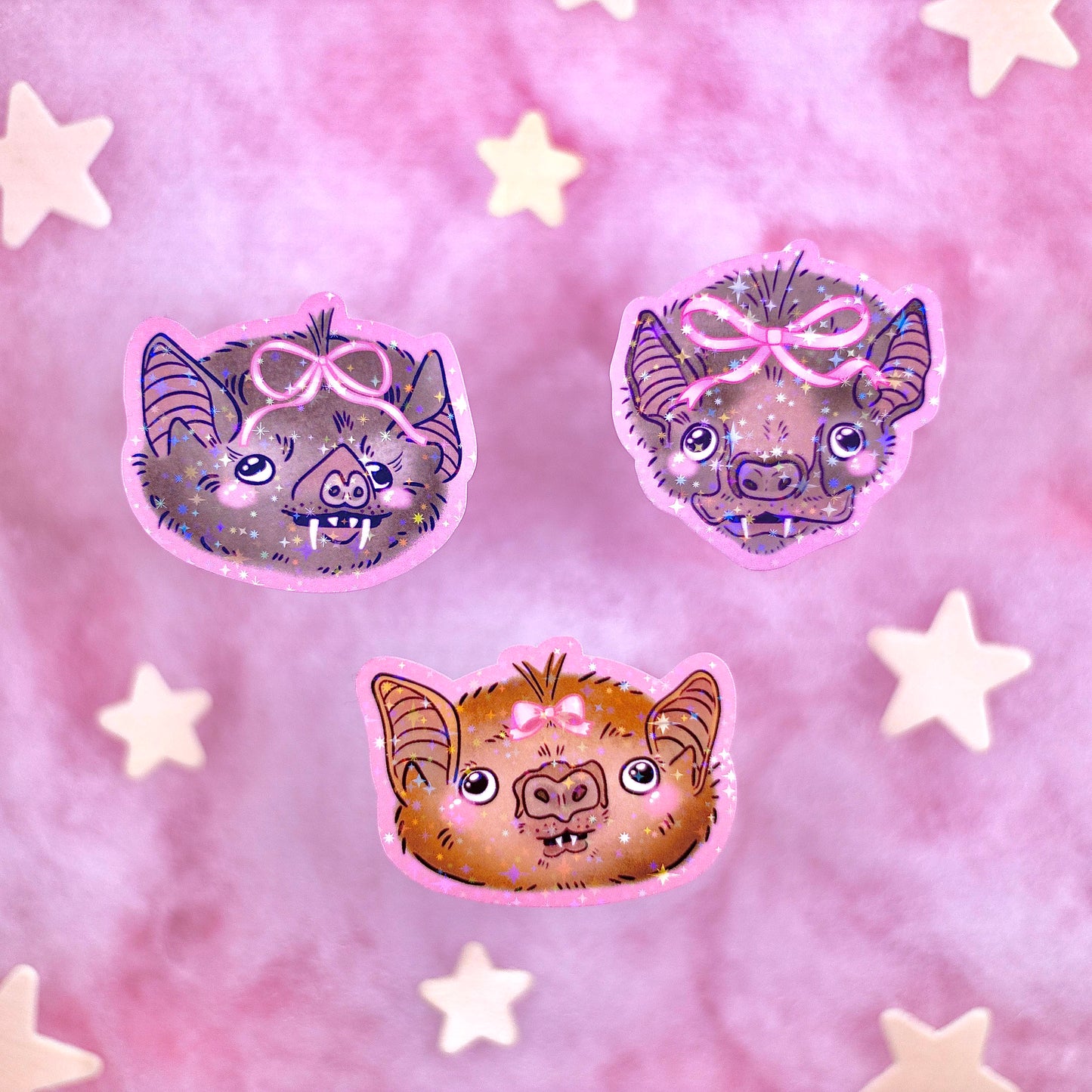 Coquette Vampire Bat Stickers