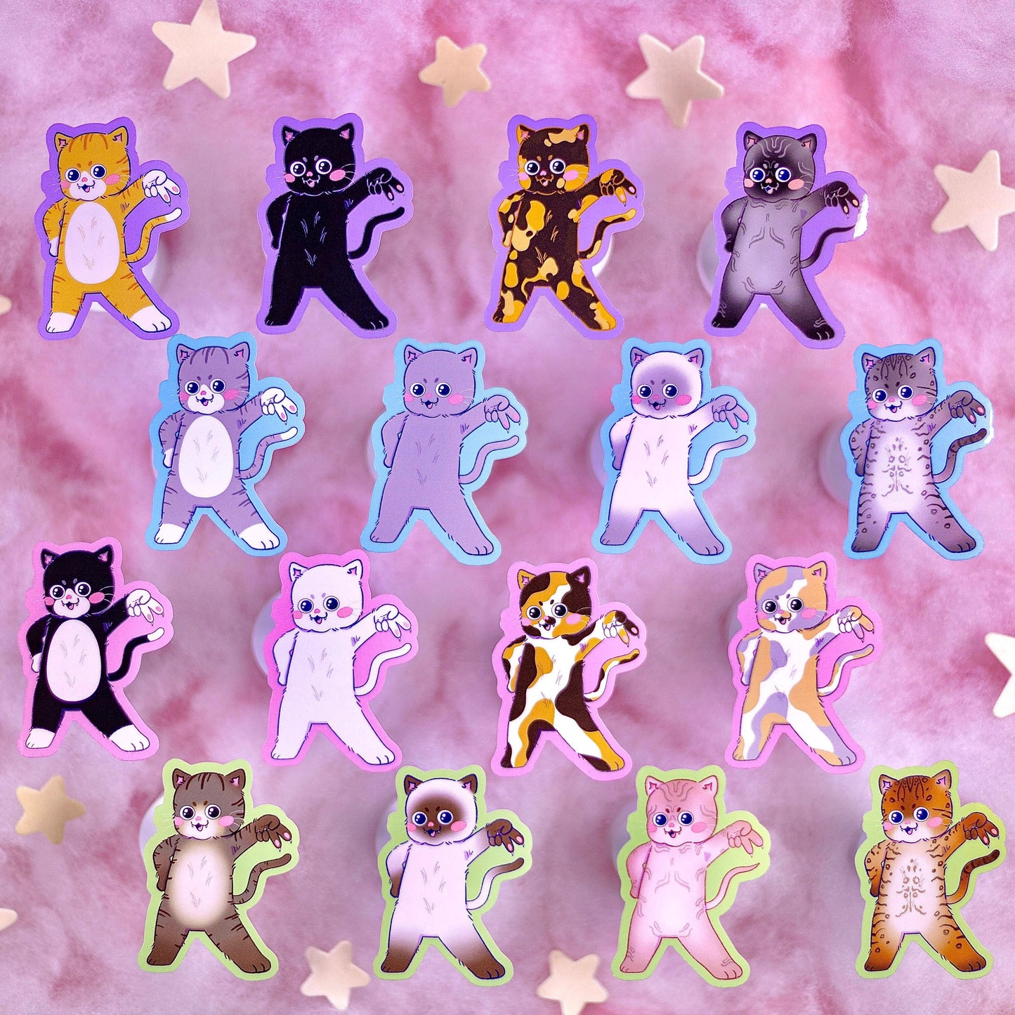 Gyaru Cat Stickers