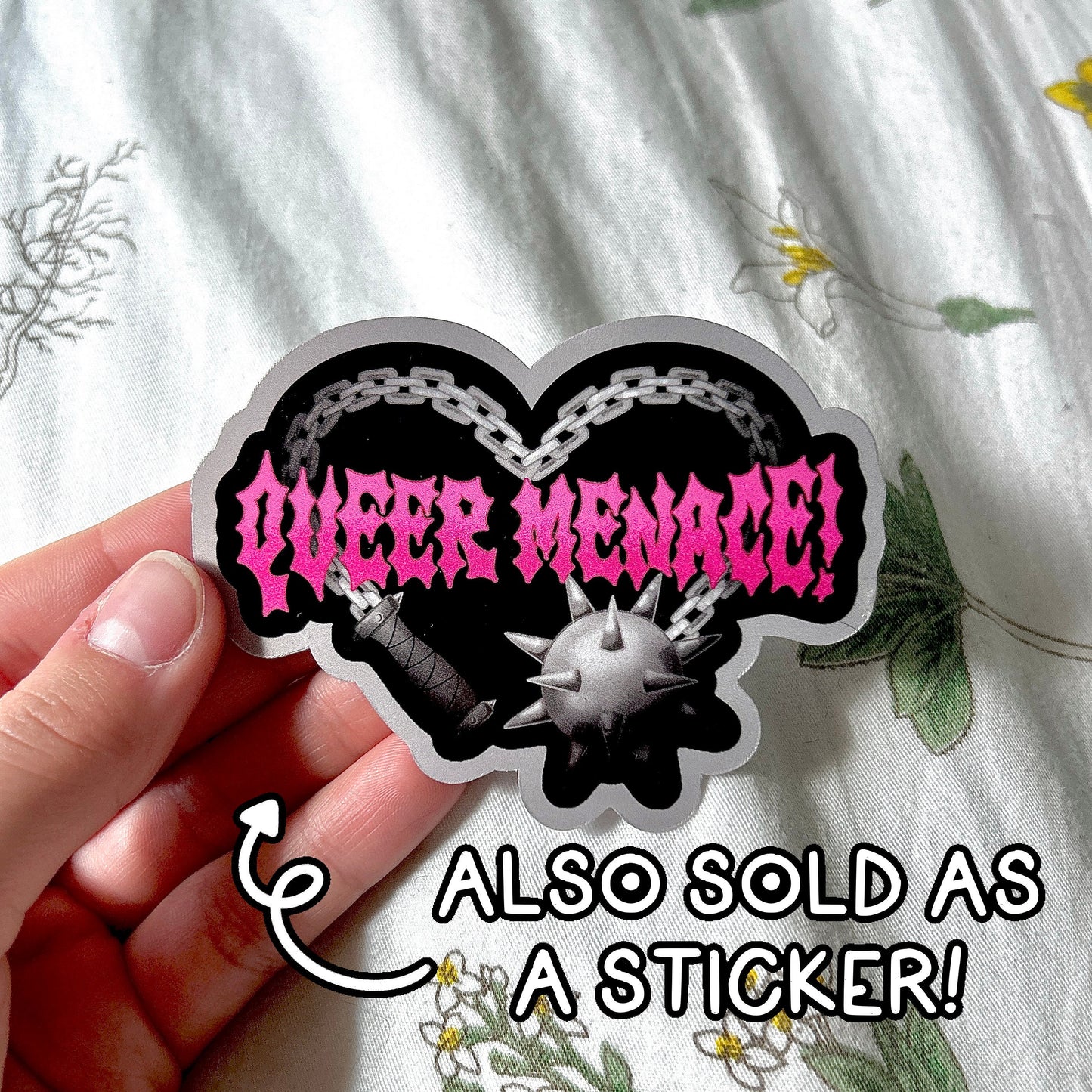 "Queer Menace" Flail Art Print