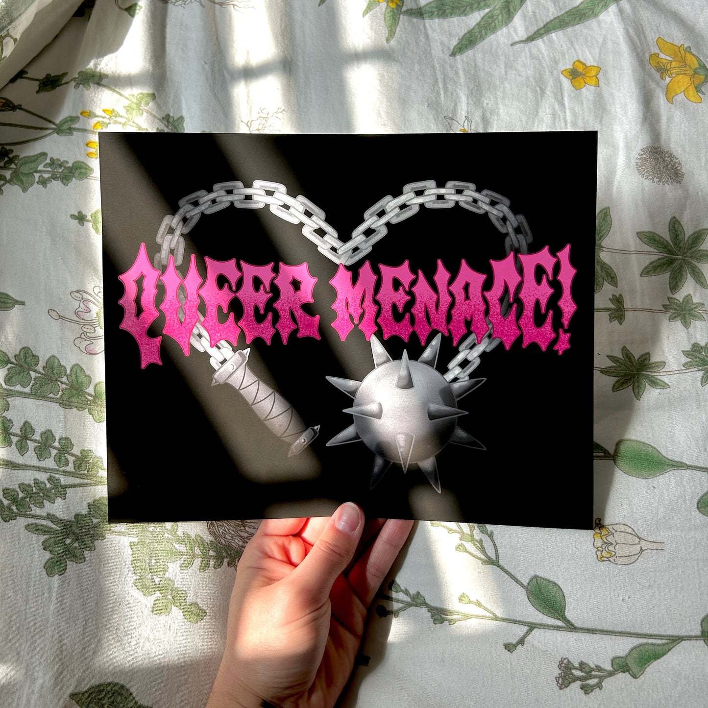 "Queer Menace" Flail Art Print