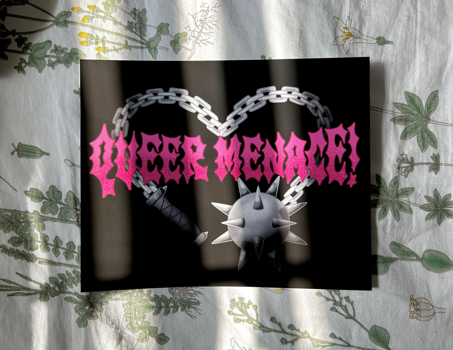 "Queer Menace" Flail Art Print