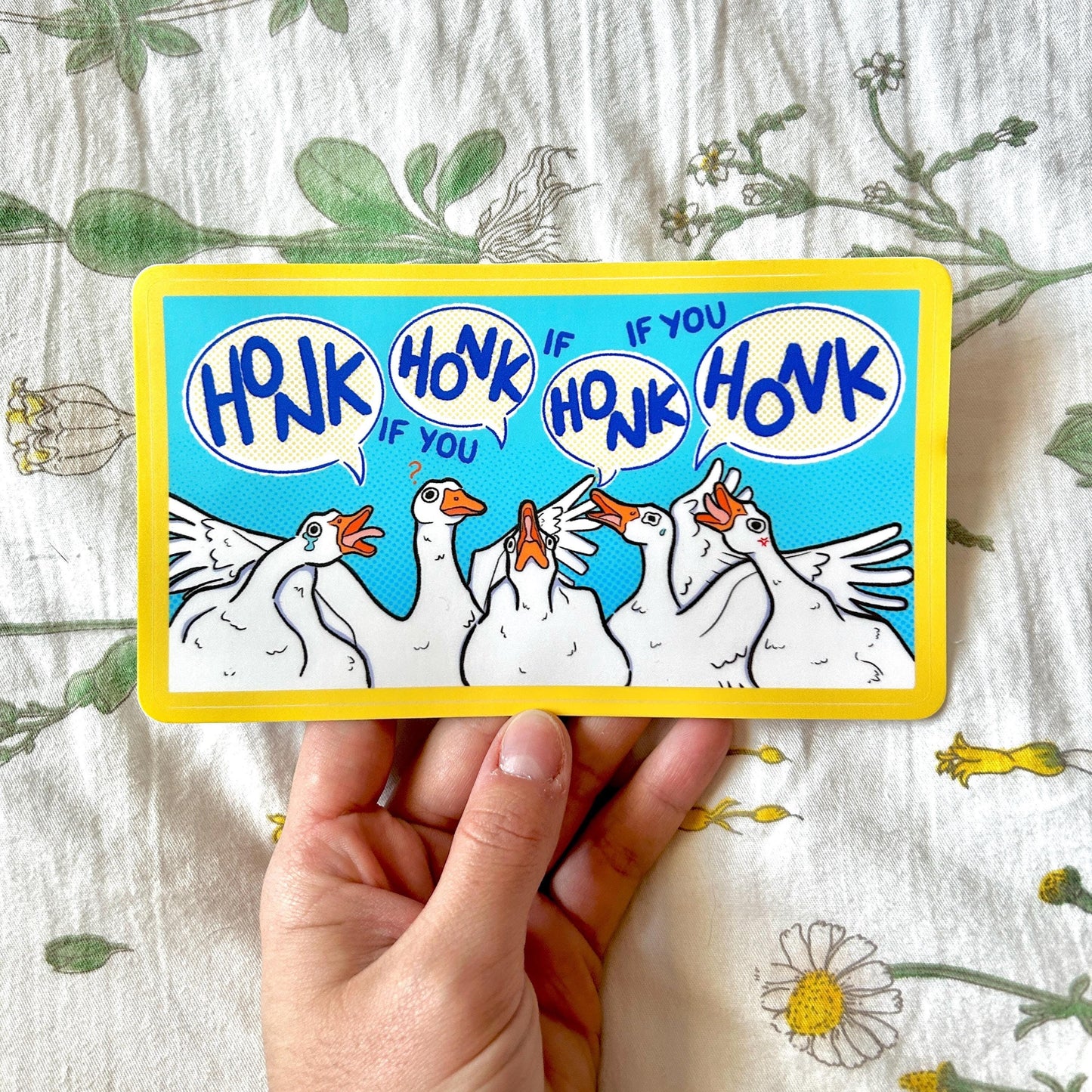 Goose Honk if you Honk if Honk Bumper Sticker