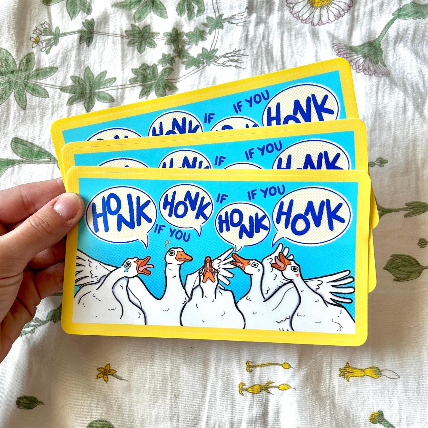 Goose Honk if you Honk if Honk Bumper Sticker