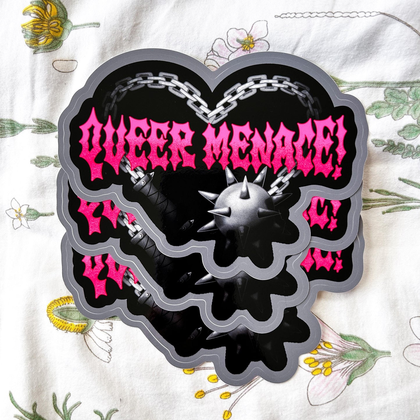 Queer Menace Bumper Sticker