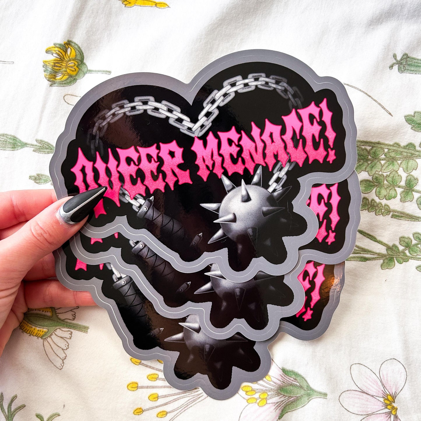 Queer Menace Bumper Sticker