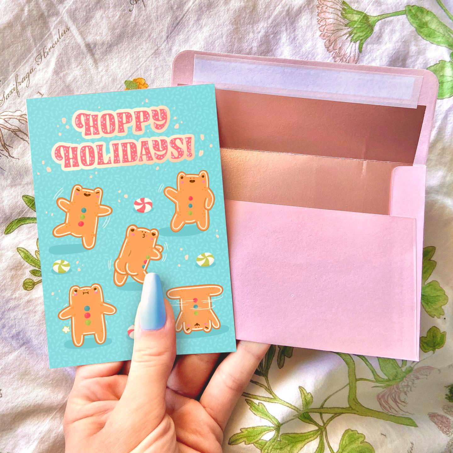 Gingerbread Frog Stickers