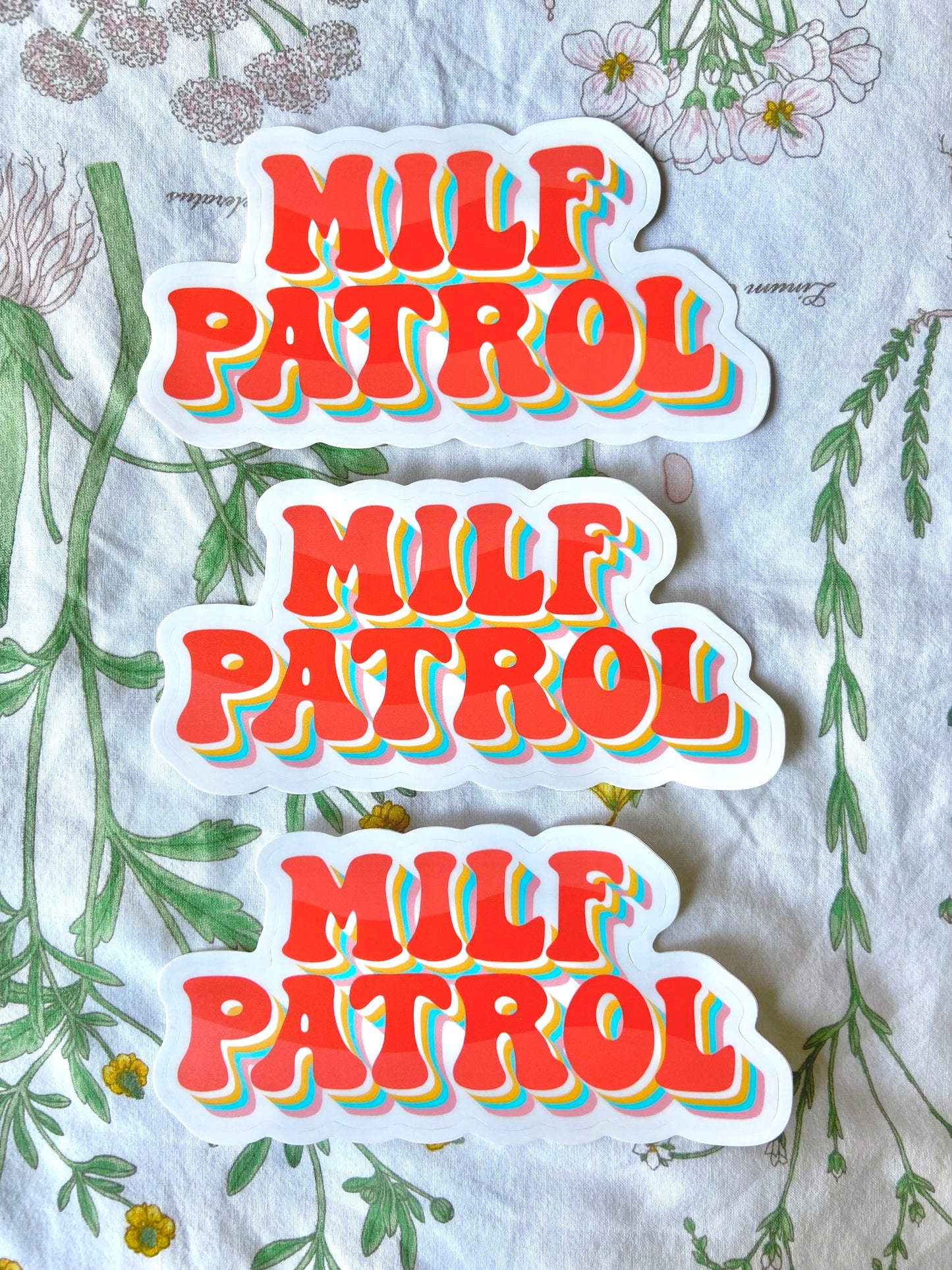 Milf Patrol Bumper Sticker