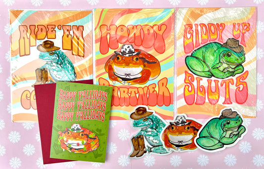 Cowboy Frog Holiday Bundle!