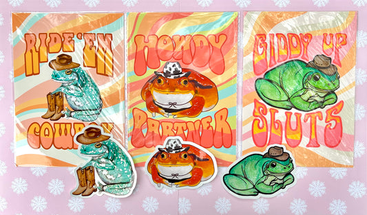 Cowboy Frog Holiday Bundle!