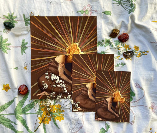 Mushroom Lady "Temperance" Art Print
