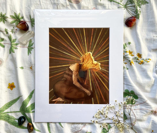 Mushroom Lady "Temperance" Art Print