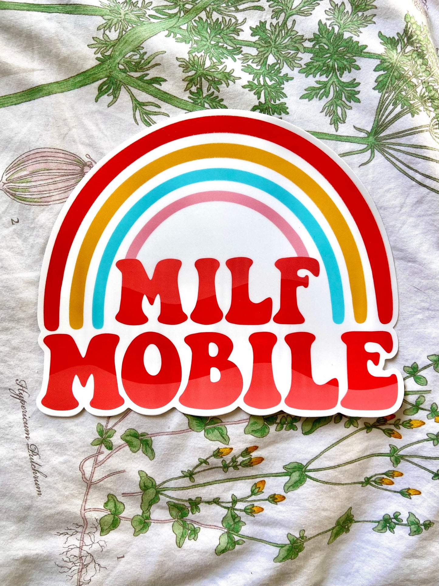 Milf Mobile Bumper Sticker and Magnet