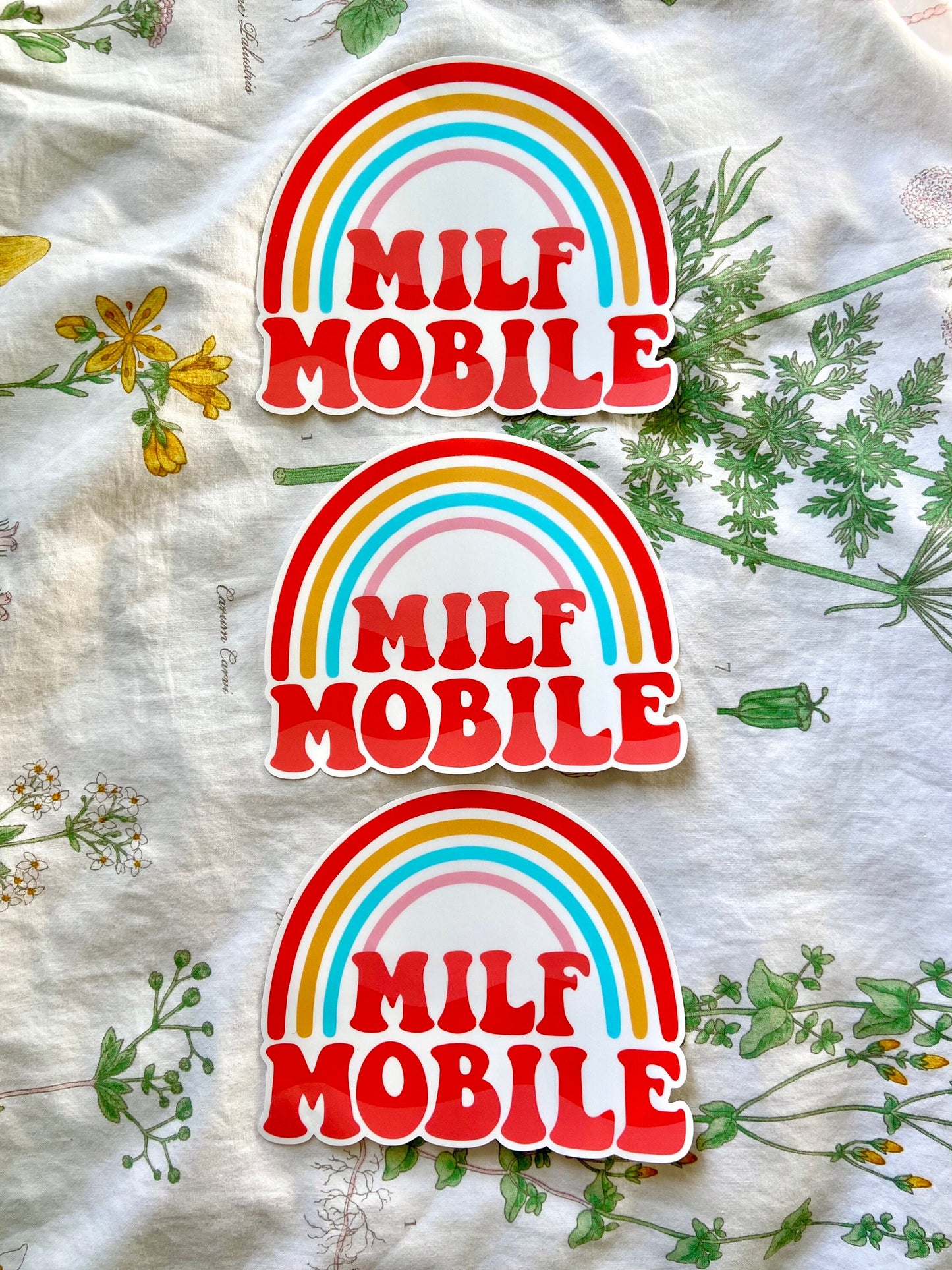 Milf Mobile Bumper Sticker and Magnet
