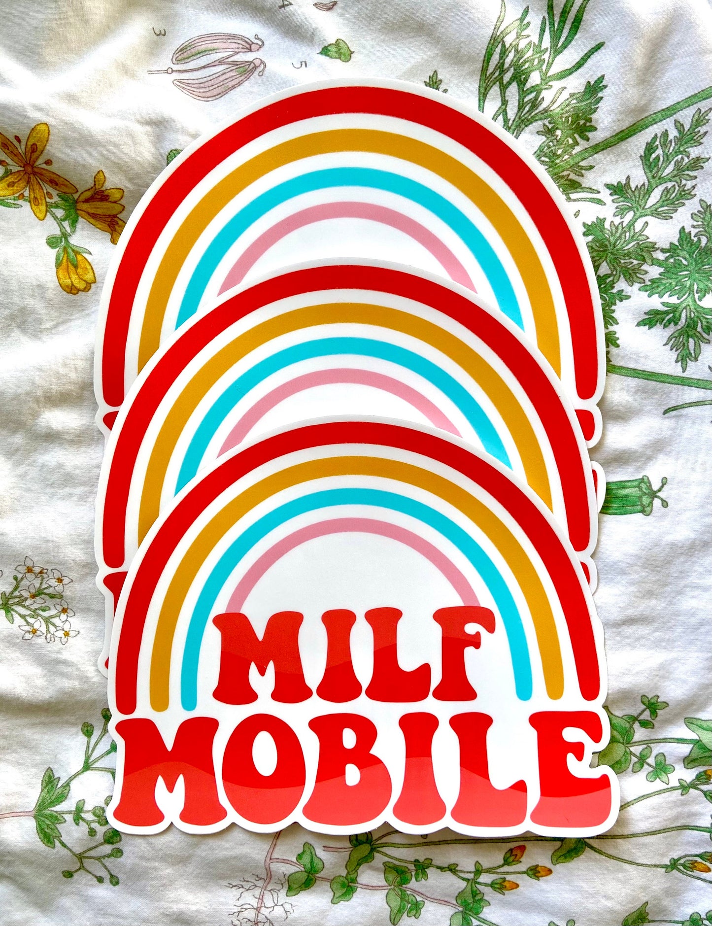 Milf Mobile Bumper Sticker and Magnet