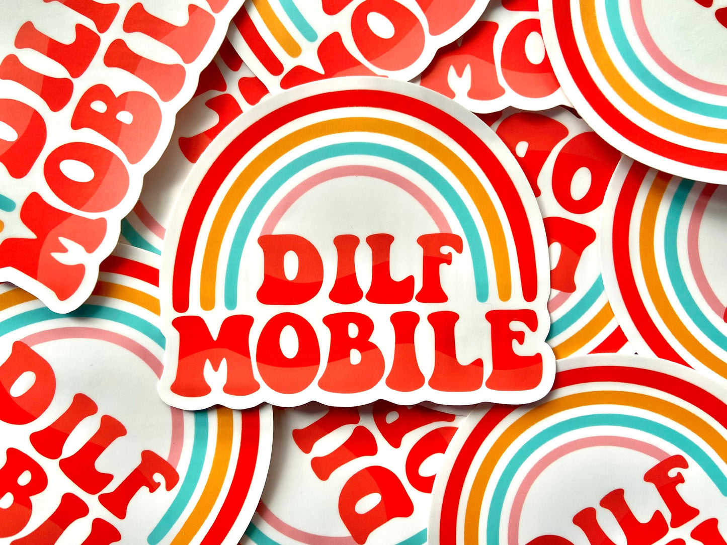 Dilf Mobile Bumper Sticker and Magnet
