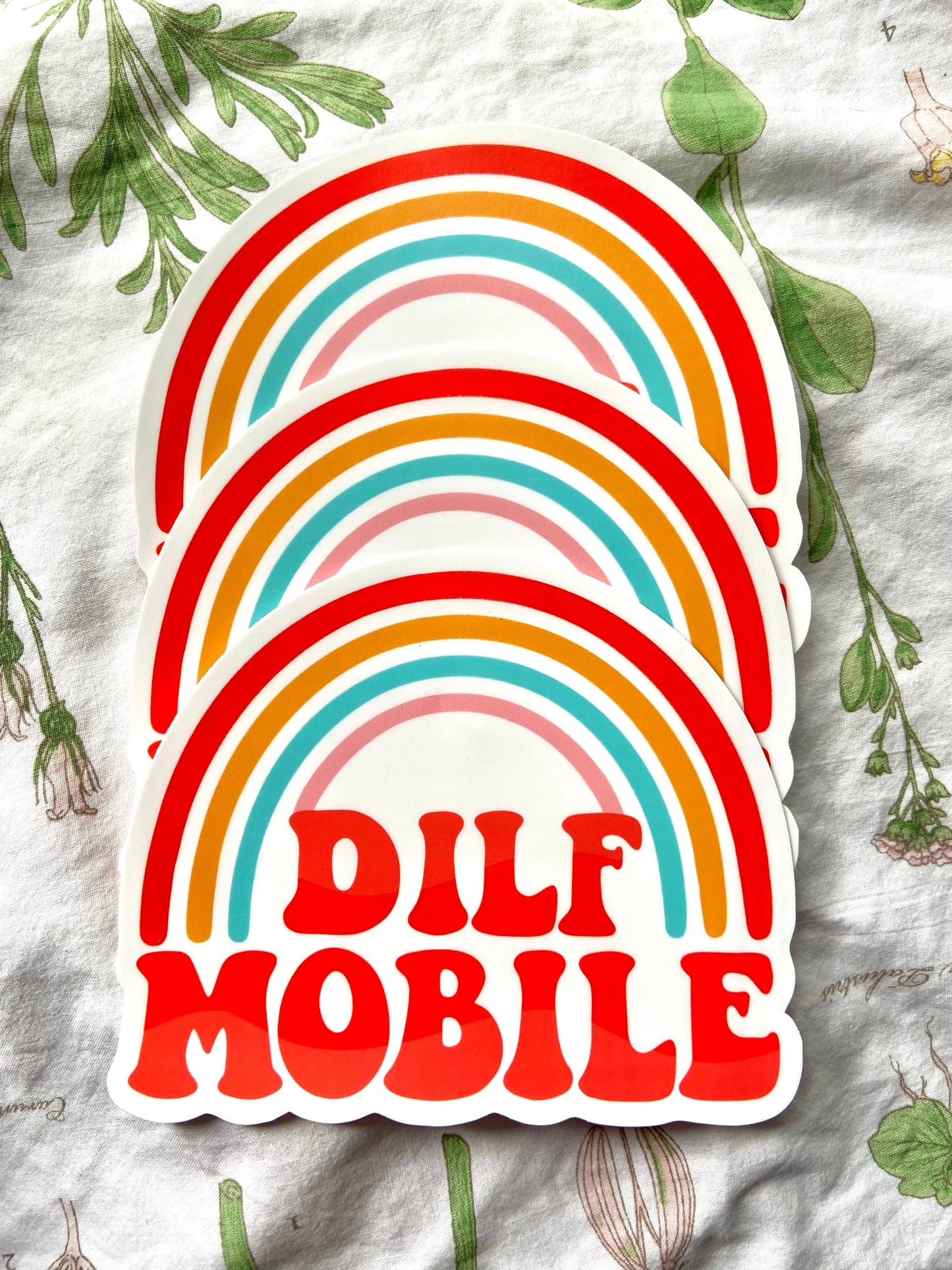 Dilf Mobile Bumper Sticker and Magnet