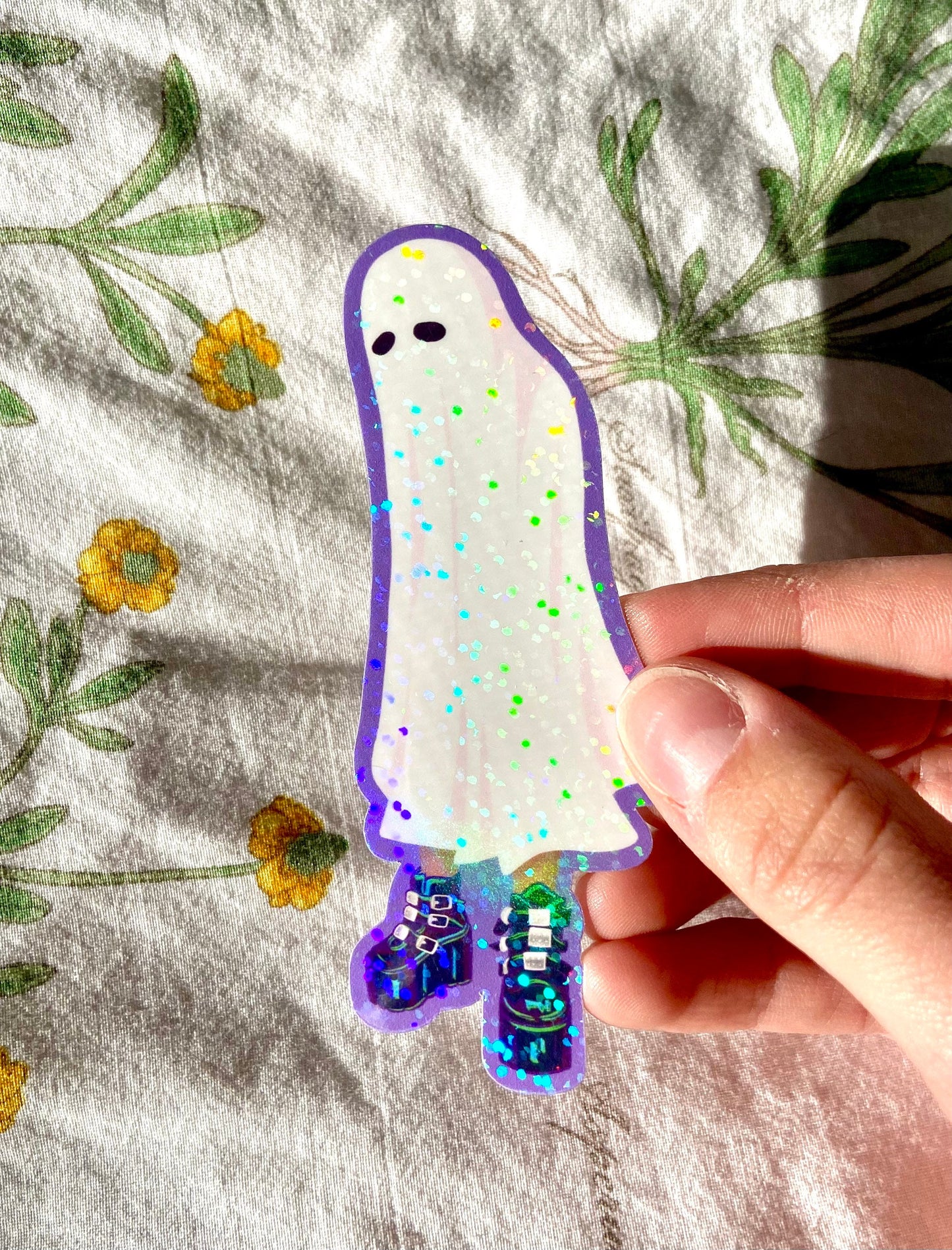Ghost in Demonias Sparkle Sticker