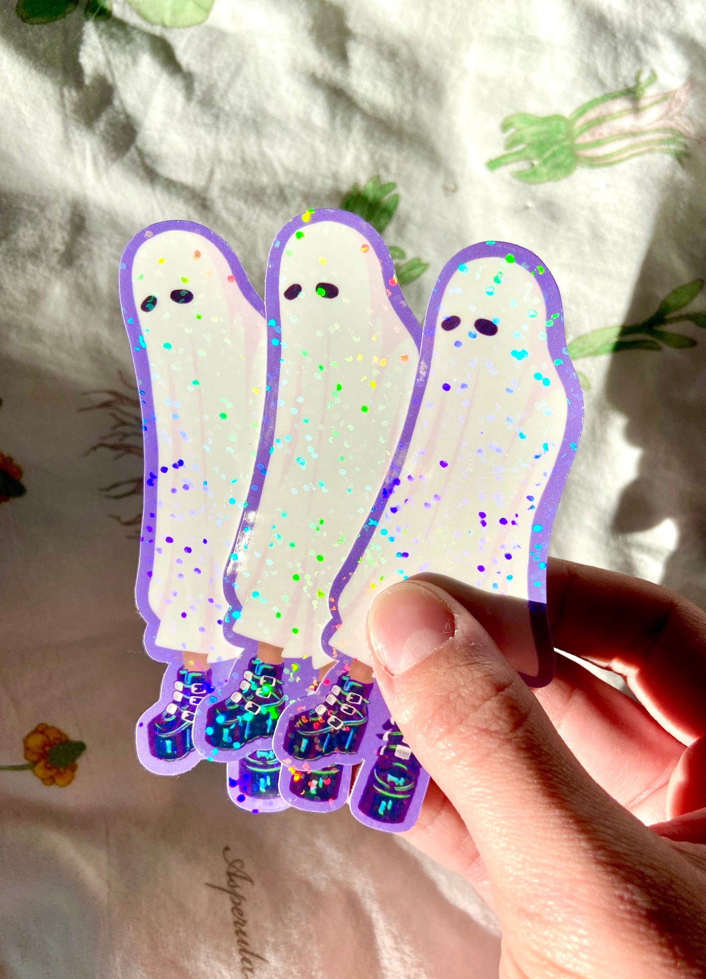 Ghost in Demonias Sparkle Sticker