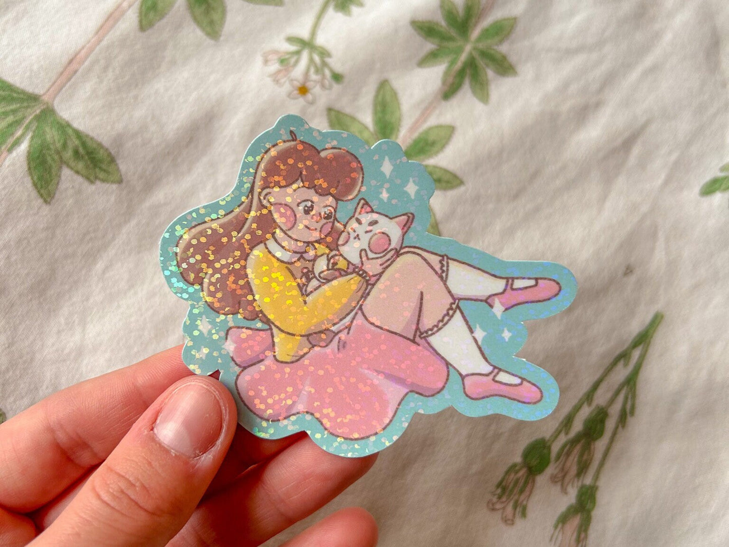 Bee and Puppycat Sparkle Sticker