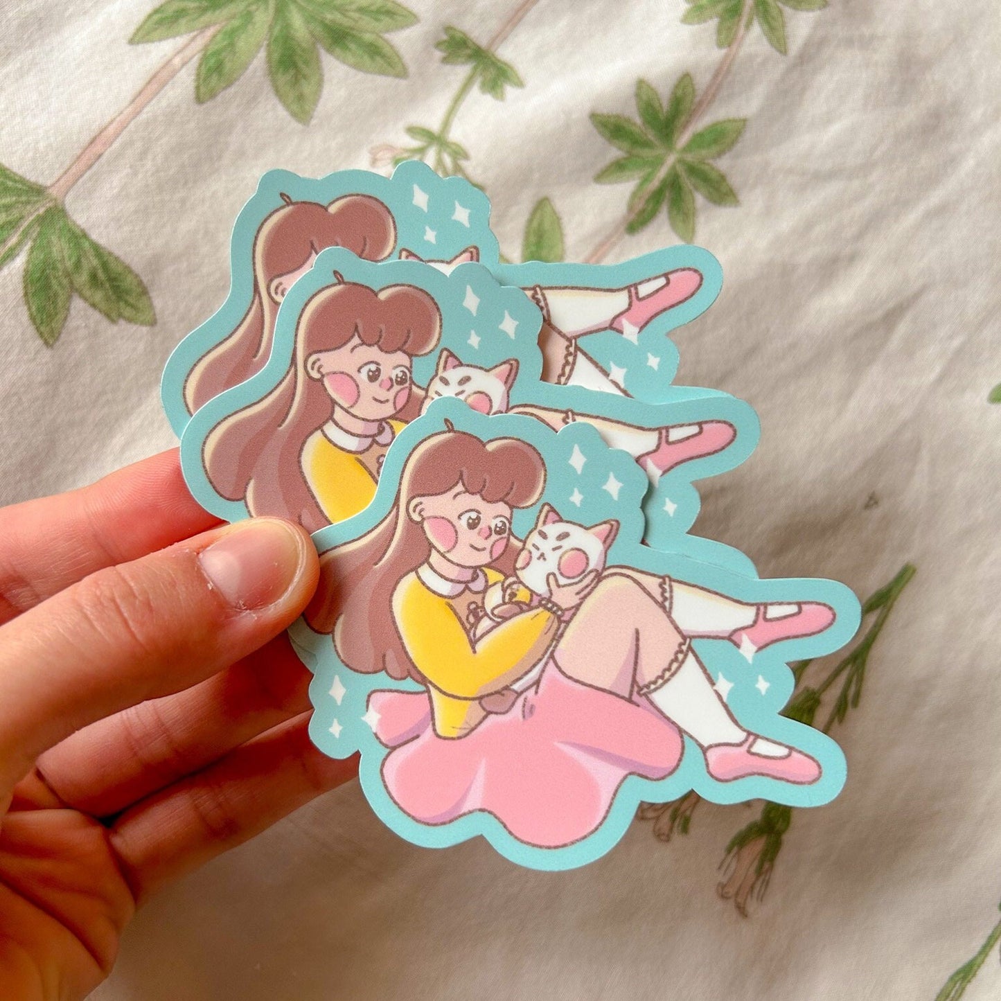 Bee and Puppycat Sparkle Sticker