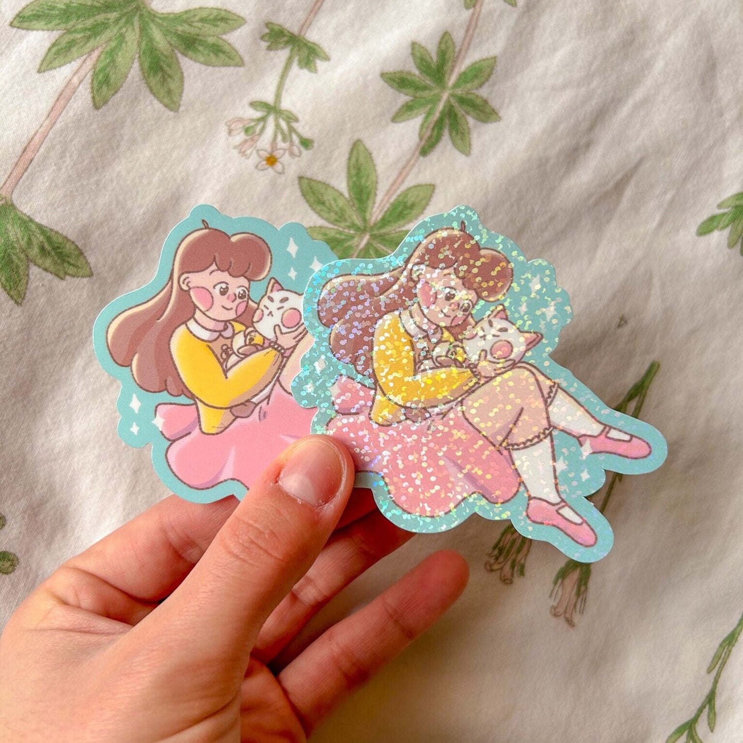 Bee and Puppycat Sparkle Sticker