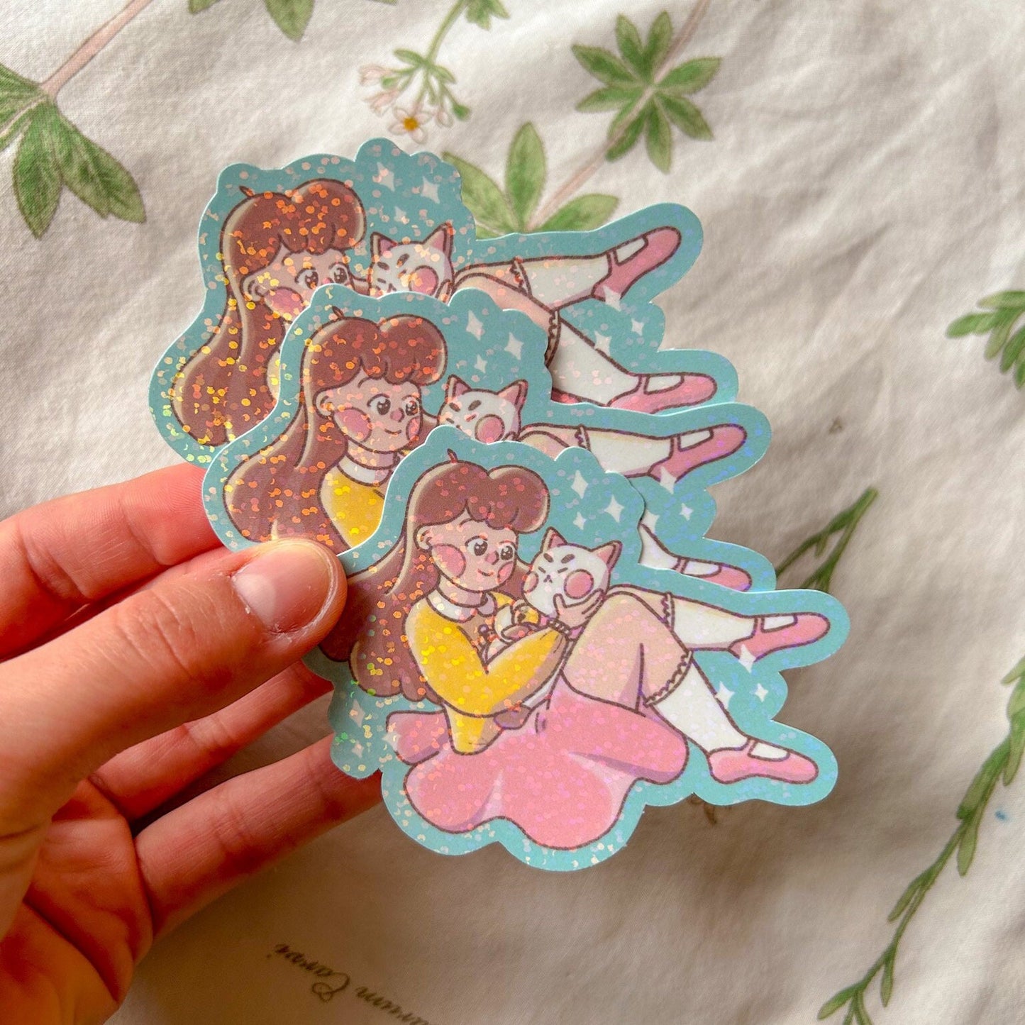 Bee and Puppycat Sparkle Sticker
