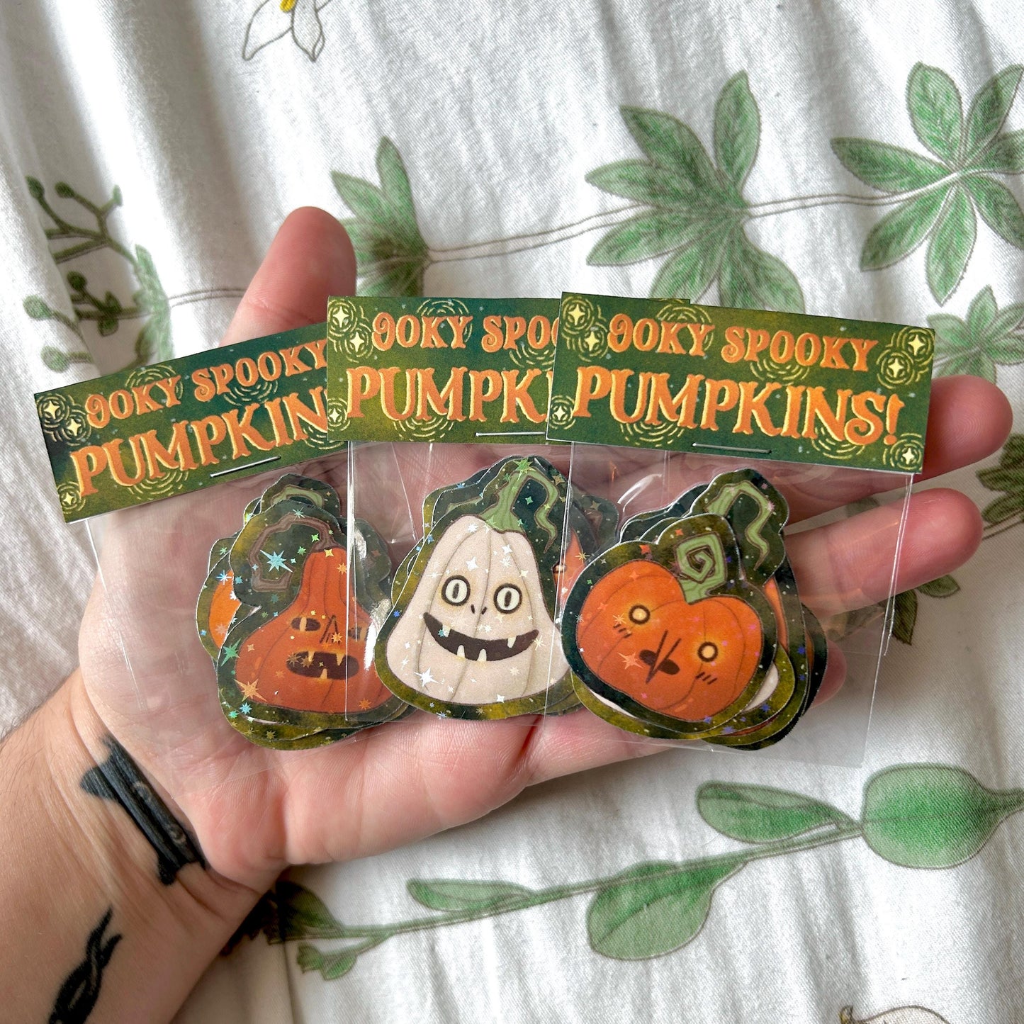 Mini Halloween Spooky Pumpkin Stickers