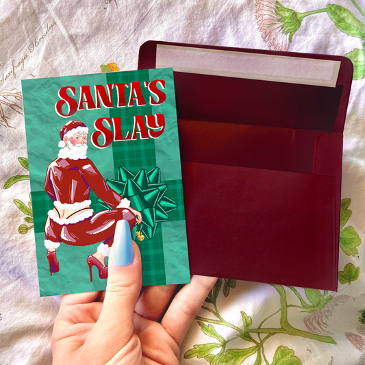 Santa's Slay Holiday Card