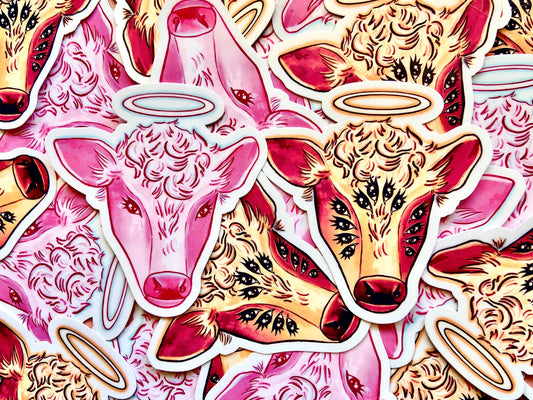 Holy Cow Stickers