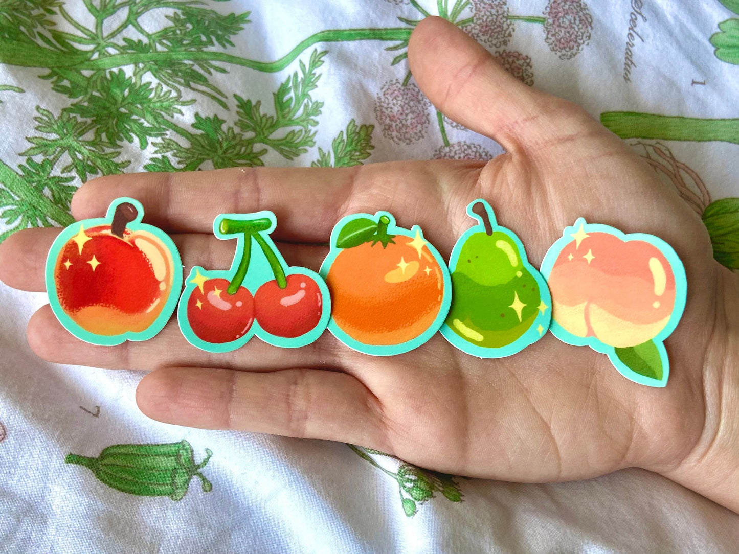 Mini Animal Crossing Fruit Sticker Packs