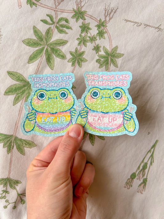 LGBTQ+ Pride Frogs | This Frog Eats Homophobes Transphobes