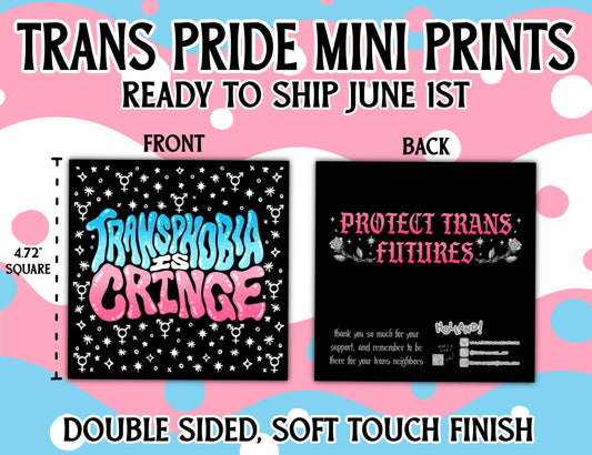 Trans Pride Mini Prints PREORDER