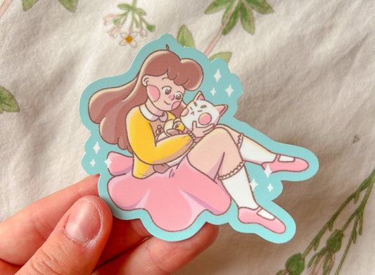 Bee and Puppycat Sparkle Sticker